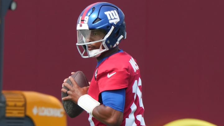 East Rutherford, NJ -- June 5, 2025 -- Quarterback, Jameis Winston as the New York Giants players participate in their 2025 OTAÕs at the Quest Diagnostic Giants Training Center in East Rutherford.