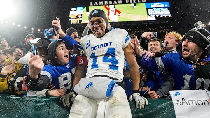 Detroit Lions wide receiver Amon-Ra St. Brown.