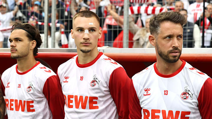 Tim Lemperle (mittig) und Mark Uth (rechts) werden den Effzeh verlassen.