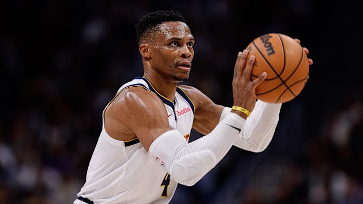 Denver Nuggets guard Russell Westbrook.