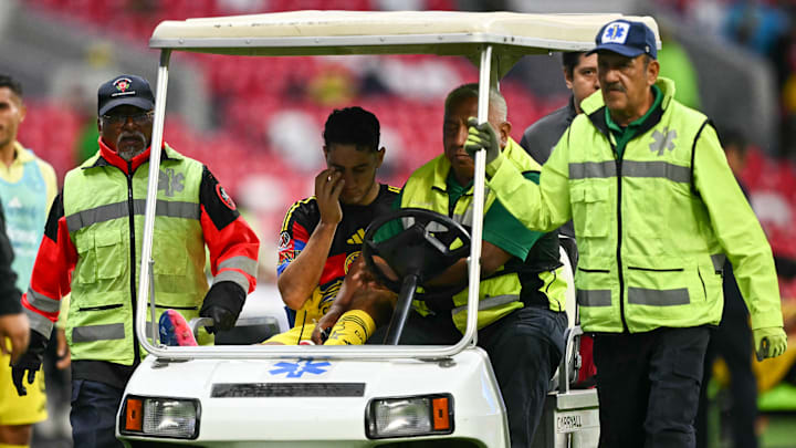 Sebastián Cáceres sufrió una conmoción y fractura ante Pumas UNAM