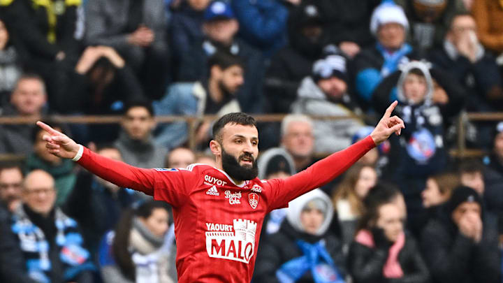 Franck Honorat égalise face au Paris Saint-Germain en fin de première période.