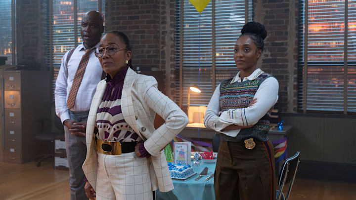 KEVIN DANIELS, SONJA SOHN, AND IANTHA RICHARDSON IN WILL TRENT SEASON 3