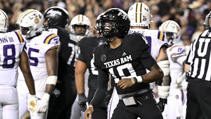 Texas A&M Aggies quarterback Marcel Reed (10)