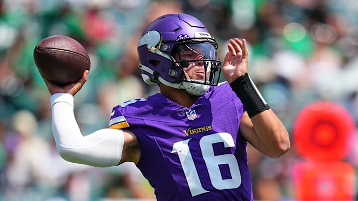 Jaren Hall with the Minnesota Vikings
