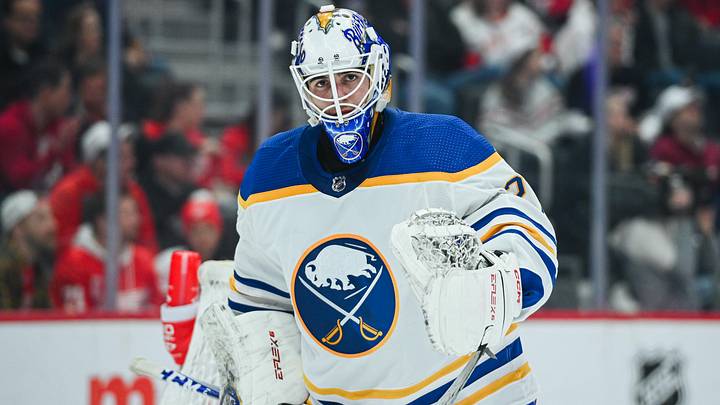 Buffalo Sabres goaltender Devon Levi