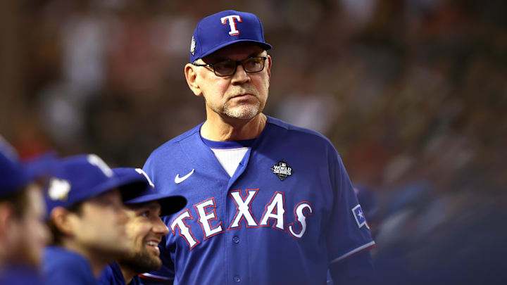 Texas Rangers manager Bruce Bochy (15)