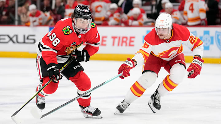 Calgary Flames v Chicago Blackhawks