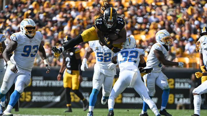 Pittsburgh Steelers running back Najee Harris Pittsburgh Steelers running back Najee Harris