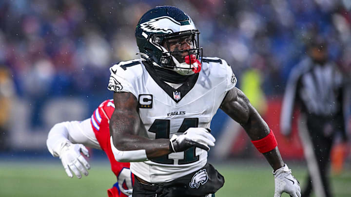 A.J. Brown could be the next star receiver traded after DJ Moore was sent to the Bills.