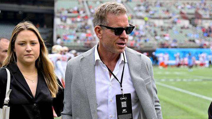 Troy Aikman is in the final year of his contract with ESPN. Troy Aikman is in the final year of his contract with ESPN.