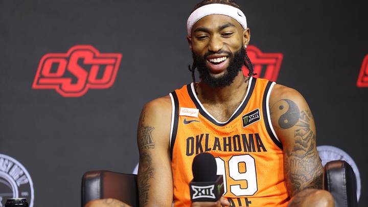 Oklahoma State player Jordan Burks.