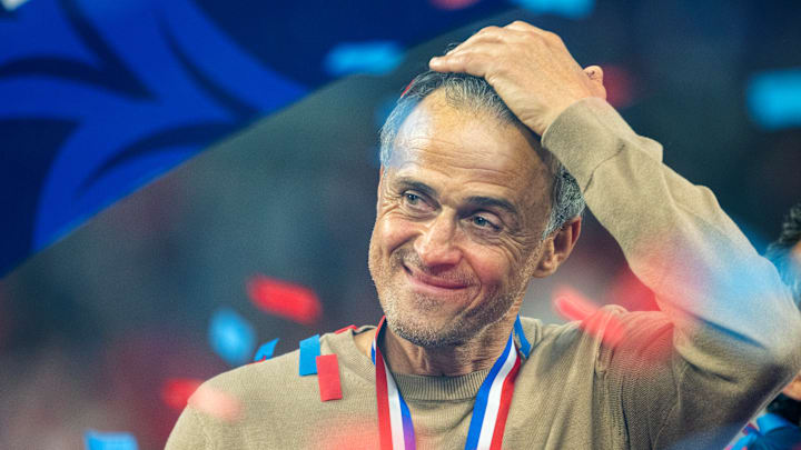 Luis Enrique a remporté la Coupe de France avec le PSG le week-end dernier