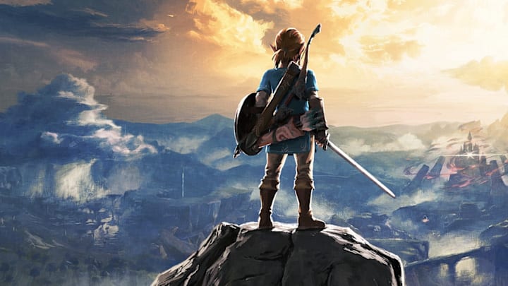 The Legend of Zelda: Breath of the Wild key art.