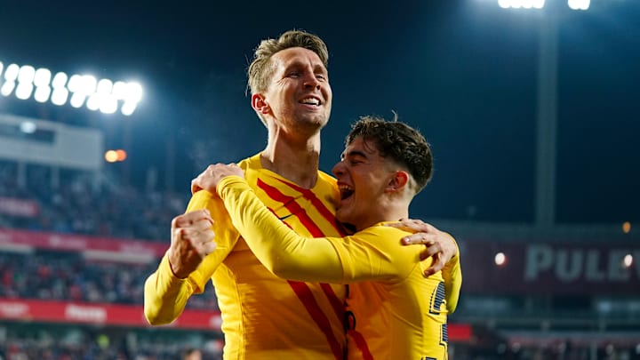 Luuk De Jong  y Gavi