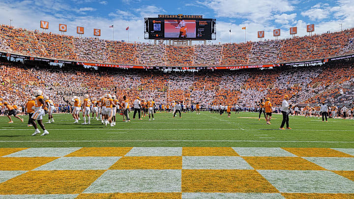 Fans checker Neyland Stadium before Tennessee   s football game against Florida in Knoxville, Tenn., on Saturday, Sept. 24, 2022.

Kns Ut Florida Football