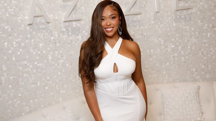 June 8, 2024: Jordyn Woods attends the Azazie Midsummer Soiree.