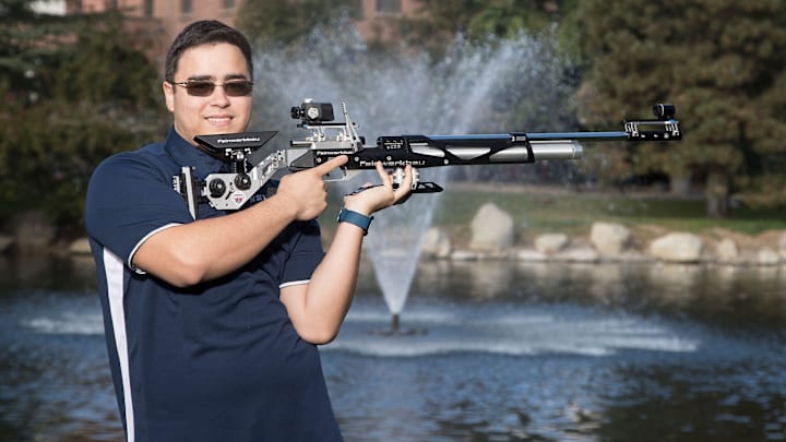 Nevada freshman Alec Patajo has earned a spot in the NCAA Championships air rifle.

Patajo Alec Ai7i6320