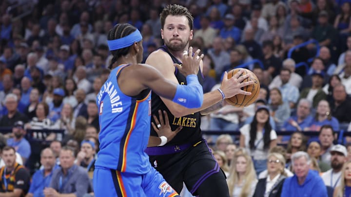 Luka Doncic no juega desde inicios de abril, en un partido precisamente ante el Thunder