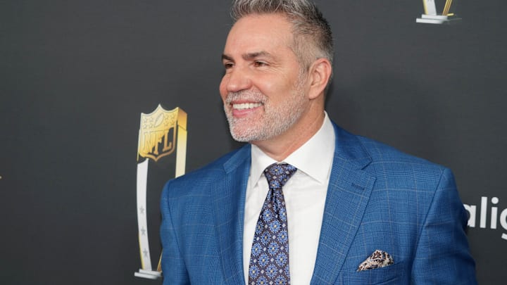 Feb 6, 2025; New Orleans, LA, USA; Kurt Warner on the red carpet before Super Bowl LIX NFL Honors at Saenger Theatre. 