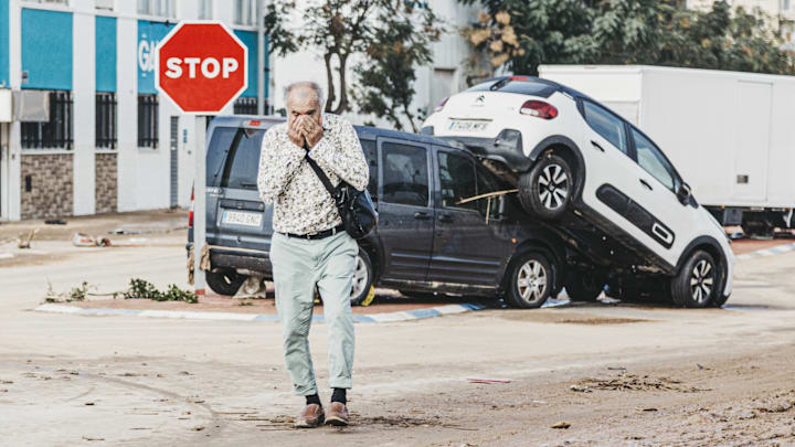 Valencia foi uma das regiões mais atingidas Valencia foi uma das regiões mais atingidas