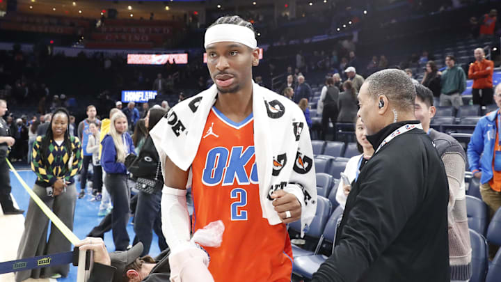 Oklahoma City Thunder guard Shai Gilgeous-Alexander is a great prop target tonight.