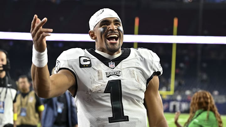 Philadelphia Eagles quarterback Jalen Hurts.