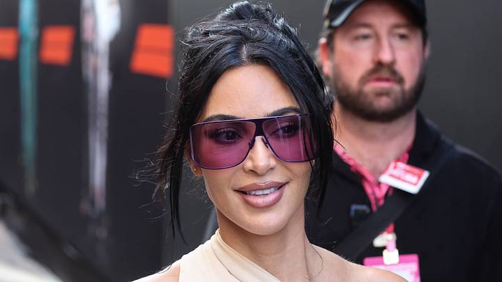 SKIMS Mogul Kim Kardashian cheered on her boyfriend, Sir Lewis Hamilton of Scuderia Ferrari F1 team, at the Monaco Grand Prix this weekend SKIMS Mogul Kim Kardashian cheered on her boyfriend, Sir Lewis Hamilton of Scuderia Ferrari F1 team, at the Monaco Grand Prix this weekend