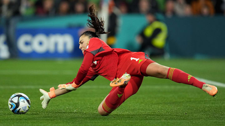 Sweden's Zecira Musovic was unbeatable in the last 16