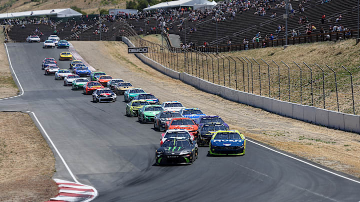 Tyler Reddick, 23XI Racing, Ryan Blaney, Team Penske, Sonoma Raceway, NASCAR