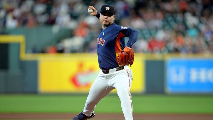 Houston Astros pitcher Kai-Wei Teng Houston Astros pitcher Kai-Wei Teng