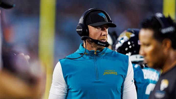Aug 28, 2026; Jacksonville, Florida, USA; Jacksonville Jaguars head coach Liam Coen during the game against the Tampa Bay Buccaneers at EverBank Stadium. Mandatory Credit: Morgan Tencza-Imagn Images Aug 28, 2026; Jacksonville, Florida, USA; Jacksonville Jaguars head coach Liam Coen during the game against the Tampa Bay Buccaneers at EverBank Stadium. Mandatory Credit: Morgan Tencza-Imagn Images