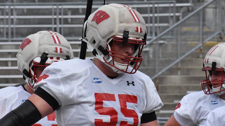 Wisconsin's Kevin Heywood. Wisconsin's Kevin Heywood.