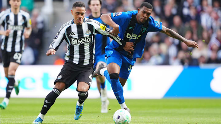 Rayan foi um dos destaques do Bournemouth na vitória diante do Newcastle, pela Premier League