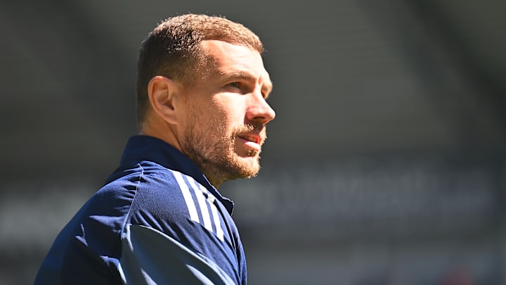 Dzeko könnte am Samstag gegen Fortuna Düsseldorf sein Comeback feiern