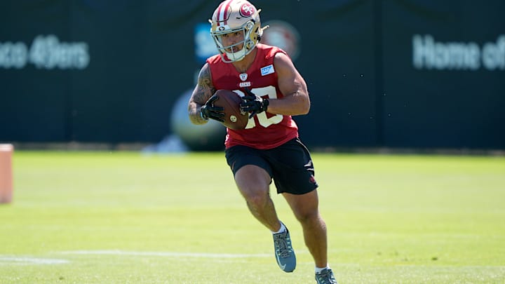 San Francisco 49ers running back Cody Schrader
