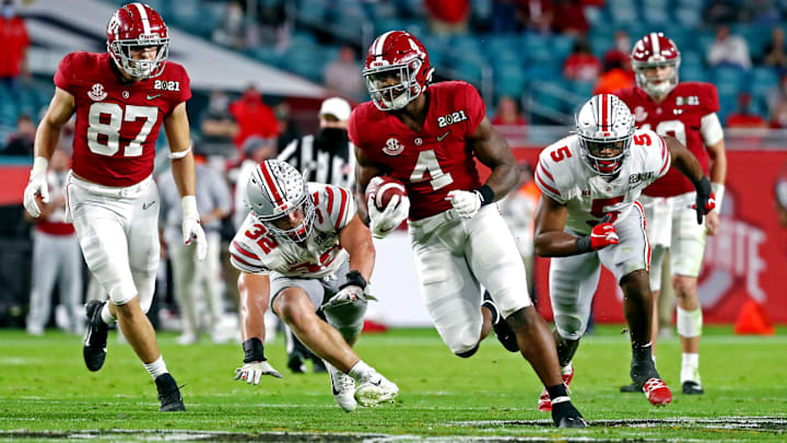 The Alabama Crimson Tide is probably about to cancel its home-and-home series with the Ohio State Buckeyes The Alabama Crimson Tide is probably about to cancel its home-and-home series with the Ohio State Buckeyes