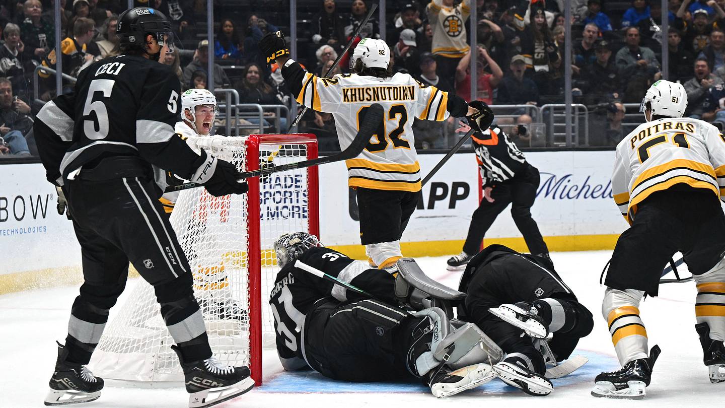 Three Stars of the Game in Bruins Win Over Kings