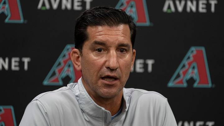 Mike Hazen (general manager) answers a question during a press conference at Chase Field in Phoenix, on Oct. 1, 2026. Mike Hazen (general manager) answers a question during a press conference at Chase Field in Phoenix, on Oct. 1, 2026.