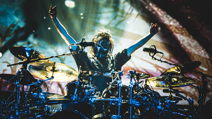 Slipknot performing live in Padova