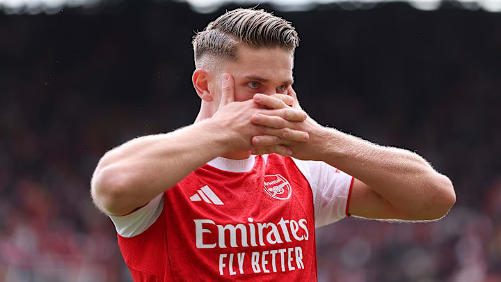 Viktor Gyökeres’s celebration is becoming a familiar sight at the Emirates.