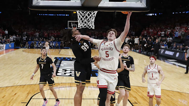 Braden Frager makes the game-winning basket to send Nebraska to the Sweet 16. Braden Frager makes the game-winning basket to send Nebraska to the Sweet 16.