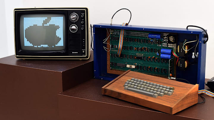An original Apple-I, fully operational, fetched $356,000 at a Christie's auction in December 2014.