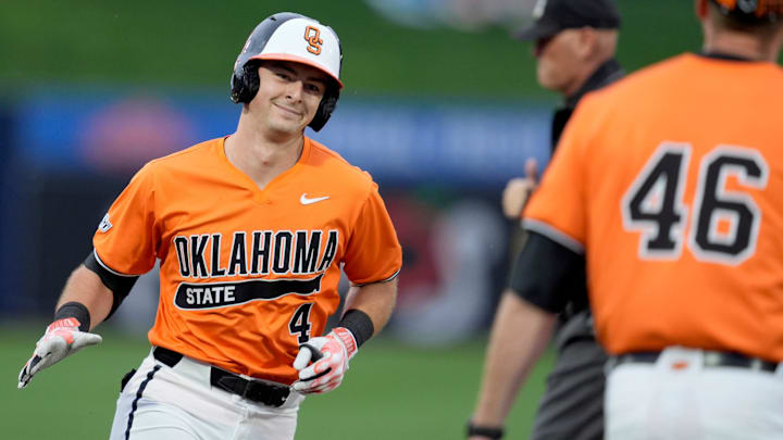 Oklahoma State Cowboys catcher Campbell Smithwick.