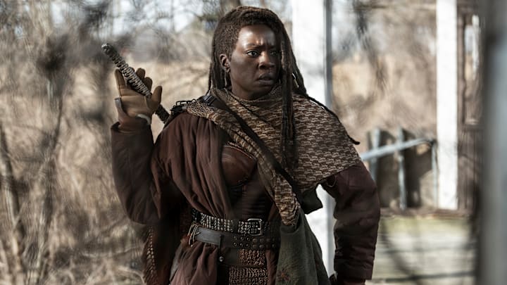 Danai Gurira as Michonne - The Walking Dead: The Ones Who Live _ Season 1, Episode 1 - Photo Credit: Gene Page/AMC