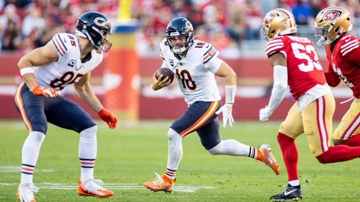 Knowing when to get out of the pocket and scramble or make a pass on the run is what Caleb Williams says he needs to master. Knowing when to get out of the pocket and scramble or make a pass on the run is what Caleb Williams says he needs to master.