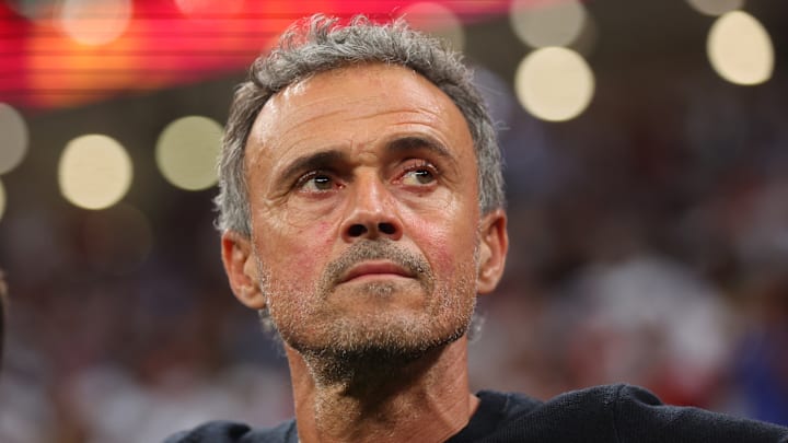 Luis Enrique n'est pas satisfait.