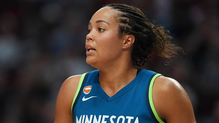 Aug 12, 2026; Portland, Oregon, USA; Minnesota Lynx forward Napheesa Collier (24) looks on during the second half against the Portland Fire at Moda Center. Mandatory Credit: Soobum Im-Imagn Images Aug 12, 2026; Portland, Oregon, USA; Minnesota Lynx forward Napheesa Collier (24) looks on during the second half against the Portland Fire at Moda Center. Mandatory Credit: Soobum Im-Imagn Images