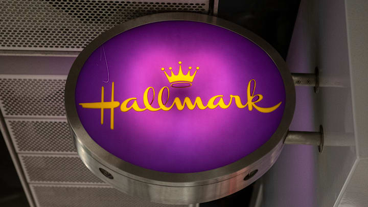 American Hallmark Cards store and logo seen in Hong Kong...