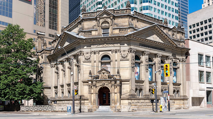 The Hockey Hall of Fame building in Toronto